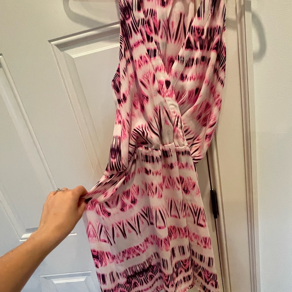 Parker high neck mini dress